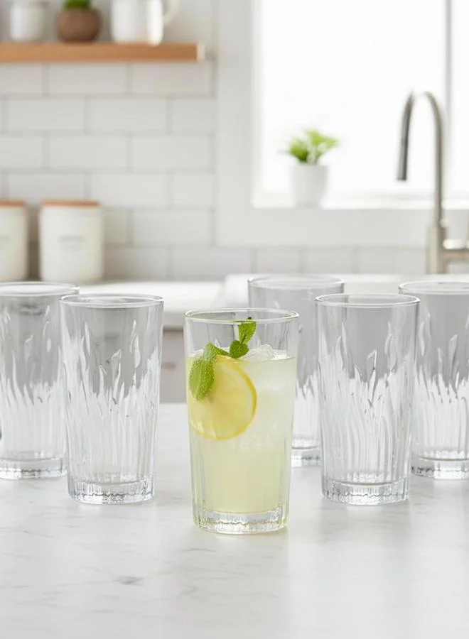 كويزين أرت 6-Piece Mojo Hi-Ball Drinking Glasses 255Ml